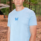 Line Up 2026 Shirt - Butterfly blau