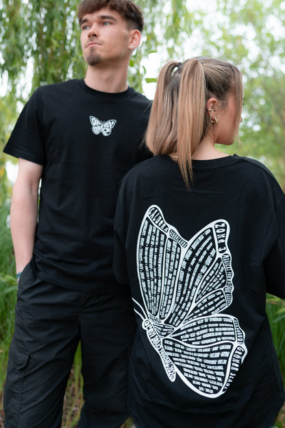 Line Up 2026 Shirt - Butterfly schwarz