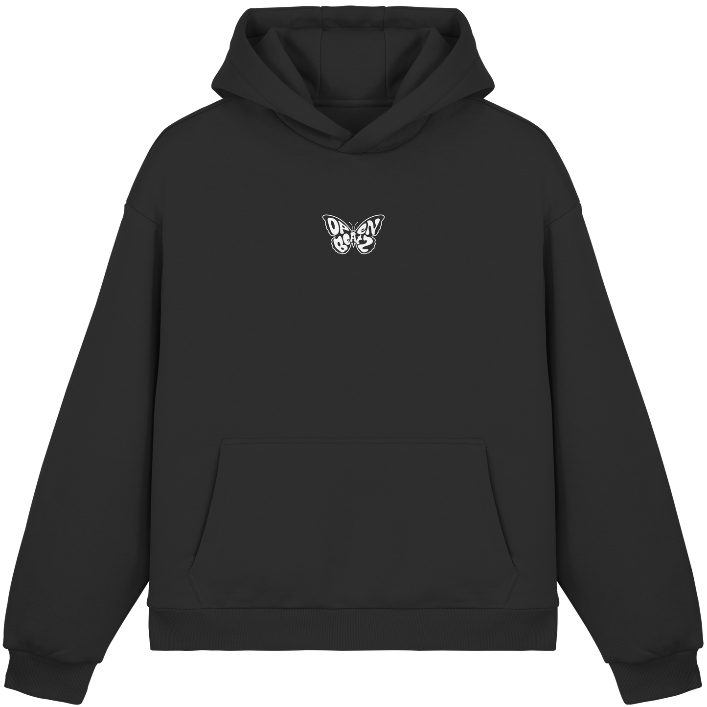 Line Up Hoodie - Butterfly schwarz