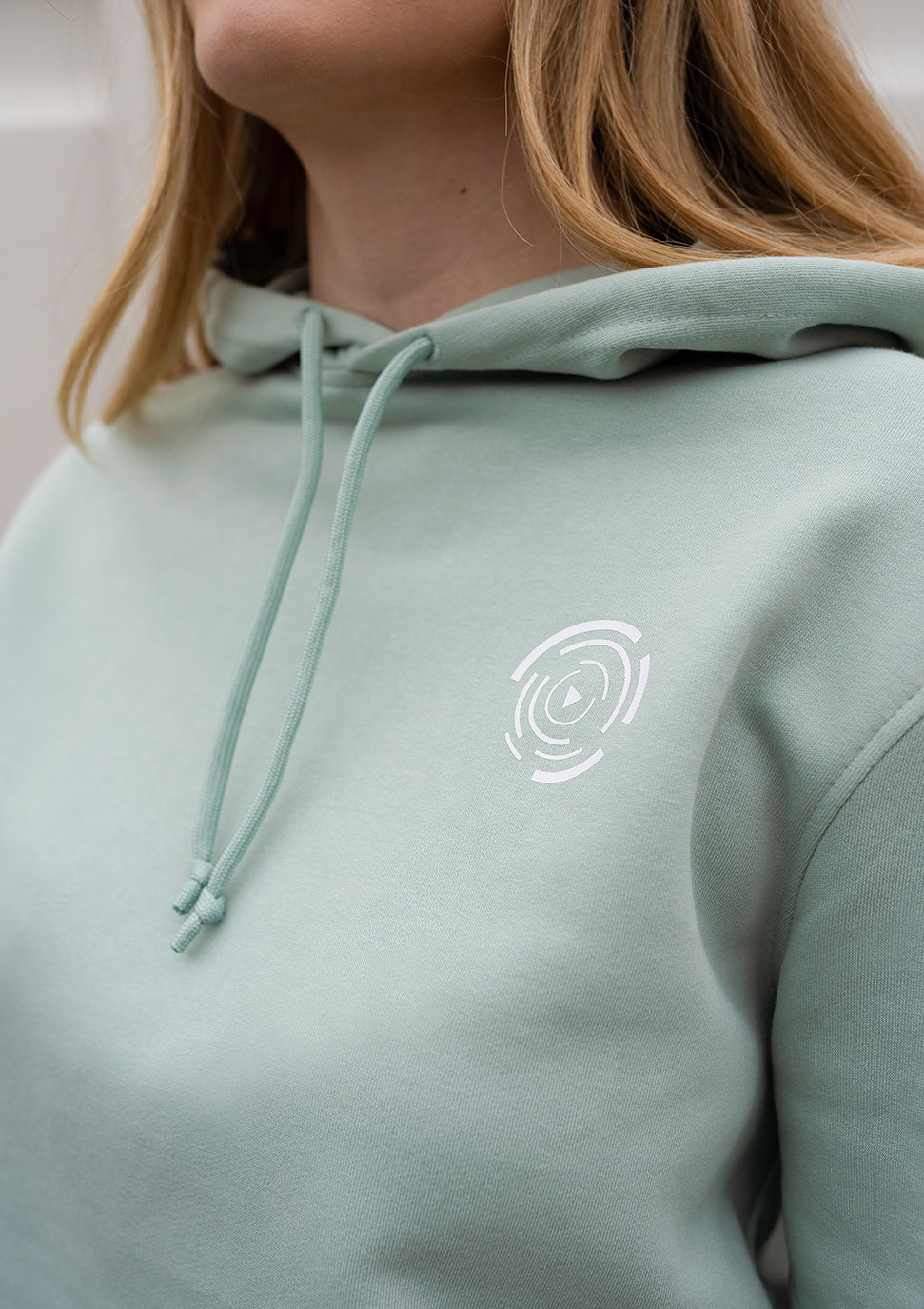 Hoodie Basic Sage Green